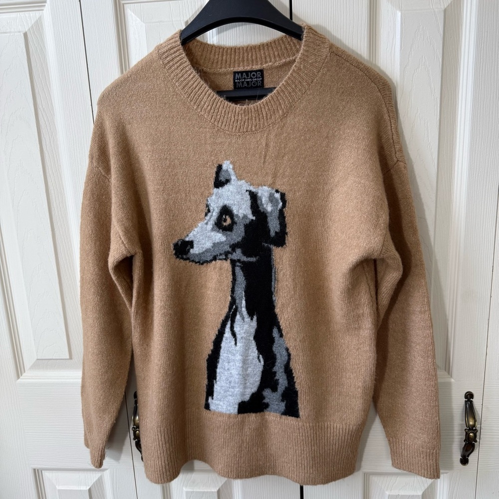 Major Label Group Greyhound Pullover Sweater Women’s Size XS